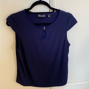 Small NY&Co Navy Blue Blouse